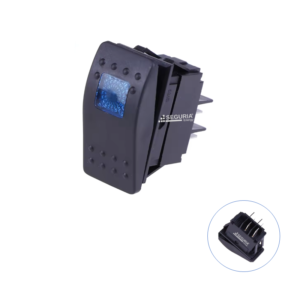 Interruptor Basculante 12V SE3054 ON-OFF de 4 pines 12V 35A LED AZUL automotriz en Lima Peru