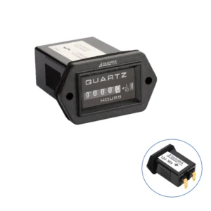 Horometro analógico rectangular SE4035 12v 36v -contador de horas para generador electrico-manlif-autos-repuesto montacargas Peru Snergy