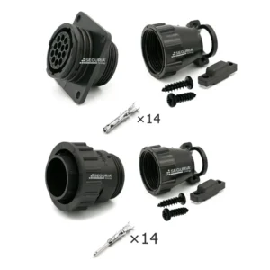 Conector Circular 14P hembra y macho SMEMA AMP conector 14 pines sensor 206043-1 182649-1 set