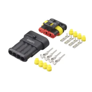 Conector 4 Pines Hembra y Macho AMP Superseal 1.5 conector automotriz 282106-1 4 vias impermeable Perú