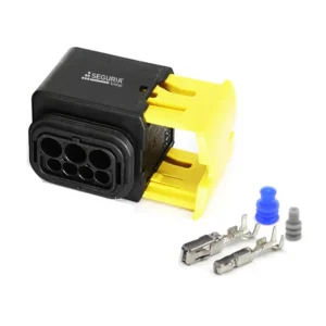 Conector 7 Pines SE27004 hembra conector automotriz 7P color amarillo y negro repuesto automotriz