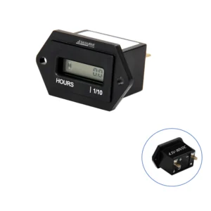 Horometro digital rectangular SE4036 4.5v-90vdc empotrable para maquinas y equipos industriales Snergy