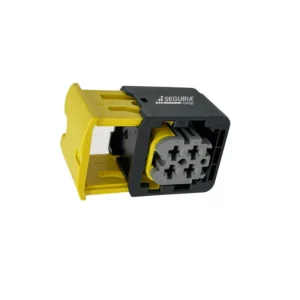 Conector 4 pines SE24024 hembra automotriz AMP de 4 vias repuesto automotriz amarillo
