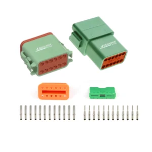 Conector Deutsch 12P Verde hembra y macho DT04-12P pines automotriz repuesto original