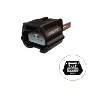 Conector 4 Pines SE24028 automotriz hembra y macho 0.6mm pareja para cable de 4 vias repuesto