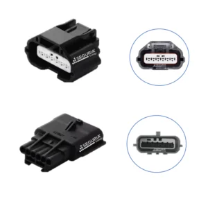 Conector 6 Pines SE26024 automotriz hembra y macho 0.6mm pareja para cable repuestode 6 vias Snergy