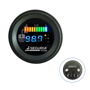 Indicador Batería 100VDC SE4053 con Led y horometro digital para equipos a bateria Snergy