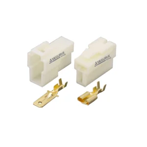 Conector 2P Hembra SE22025 blanco 6.3MM automotriz hembra y macho 2 pines