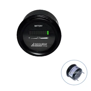 Indicador Bateria 48VDC SE4054 de 4 puertos 52mm para montacargas-manlift-carro de golf repuestos y partes Lima Peru