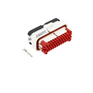 Conector 35 pines blanco Hembra 776164-2 conector AMP ECU 35P vias-arnes electrico automotriz Perú