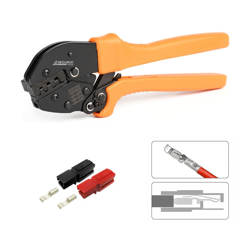 Alicate prensa terminal para conector de batería PP15-PP30-PP45 Powerpole 20-10AWG IWISS AP-11