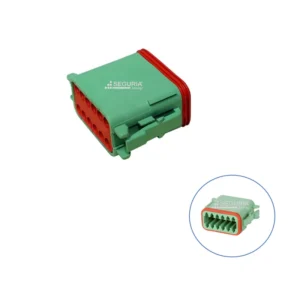 Conector Automotriz 12P Hembra ECU Verde 12 Vías SE201007 Snergy
