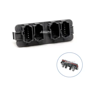 Conector Automotriz 24P Macho ECU negro PCB 24 Vías SE201009 Snergy