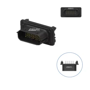 Conector Automotriz 32P Macho ECU Negro PCB 32 Vías SE201011 Snergy