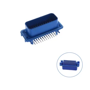 Conector Automotriz 35P Macho ECU azul PCB 35 Vías SE201014 Snergy