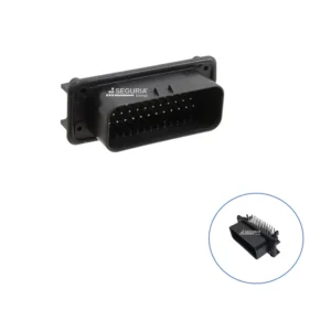 Conector Automotriz 35P Macho ECU negro PCB 35 Vías SE201018 Snergy