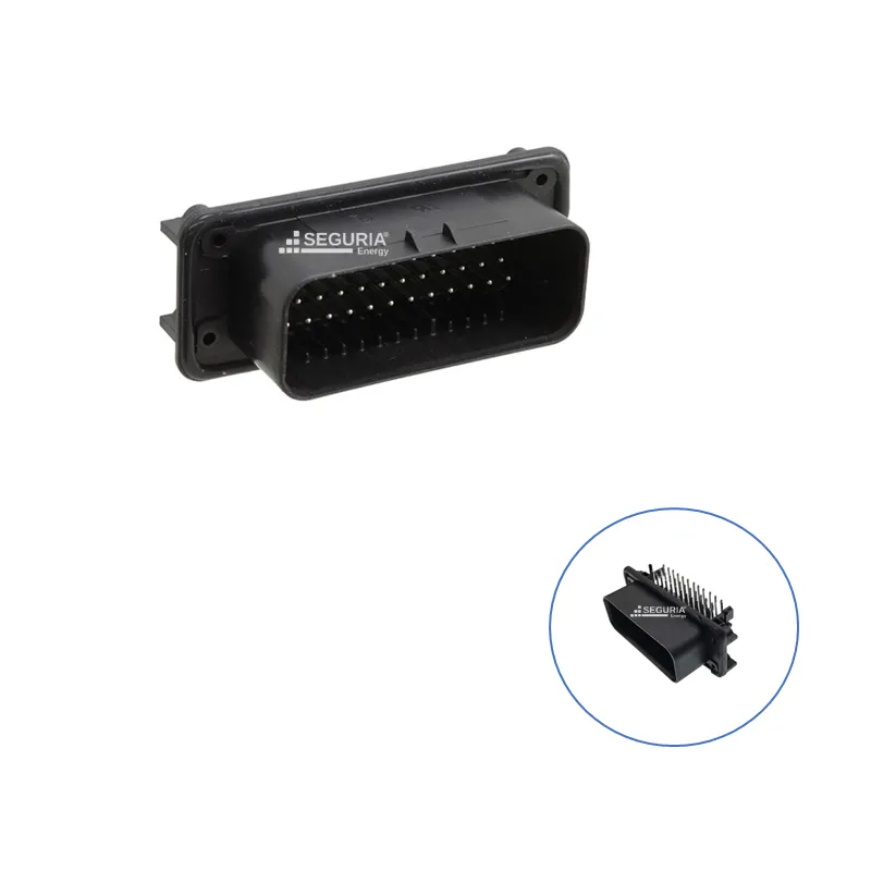 Conector Automotriz 35P Macho ECU negro PCB 35 Vías SE201018 Snergy